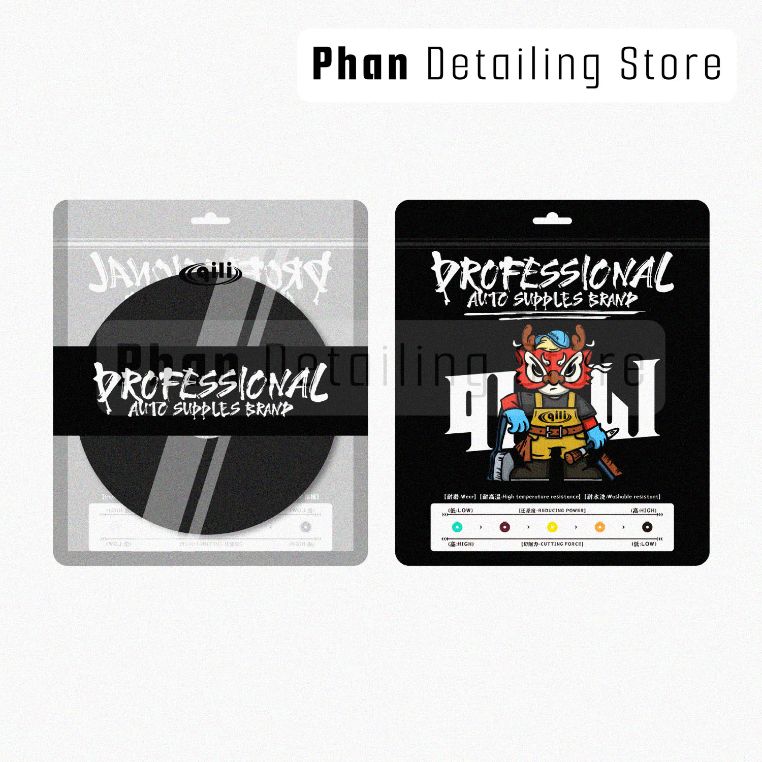 Phớt Xốp Đen Size 5 inc Qili