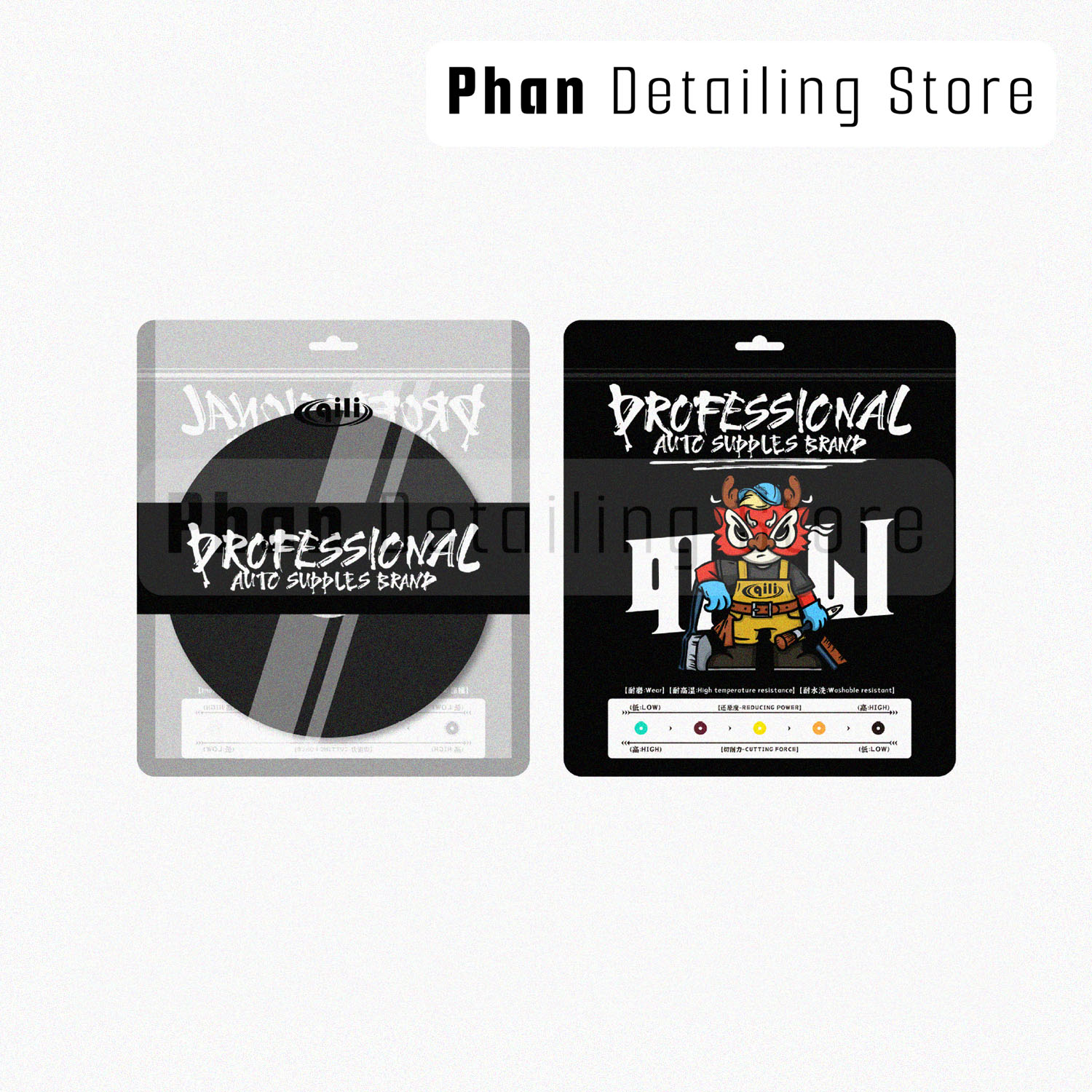 Phớt Xốp Đen Size 3 inc Qili